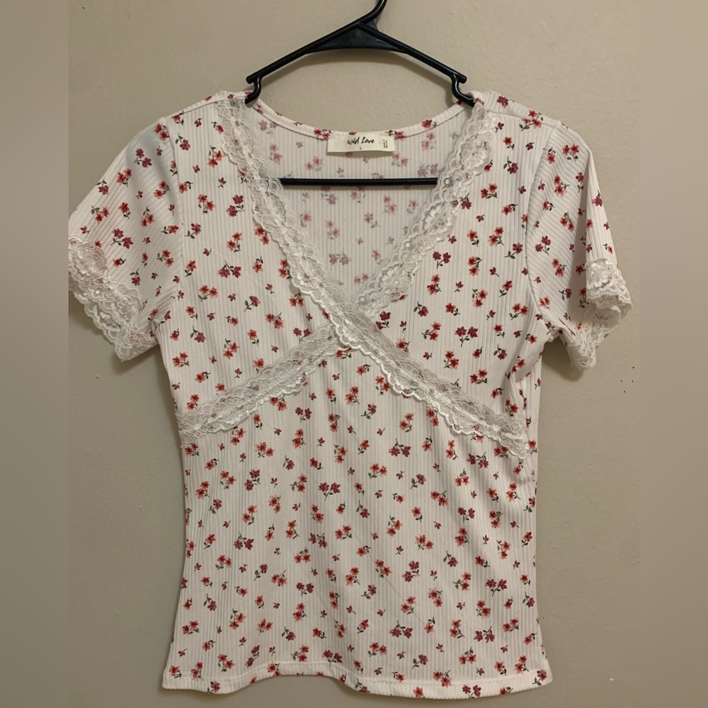 72. Wild Love Top Size Large